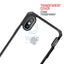 Itskins Hybrid Edge Metallic Frame Case Anti Shock Up To 2 Mtr For iPhone X / Xs - Black Mat Accessories > Mobiles &