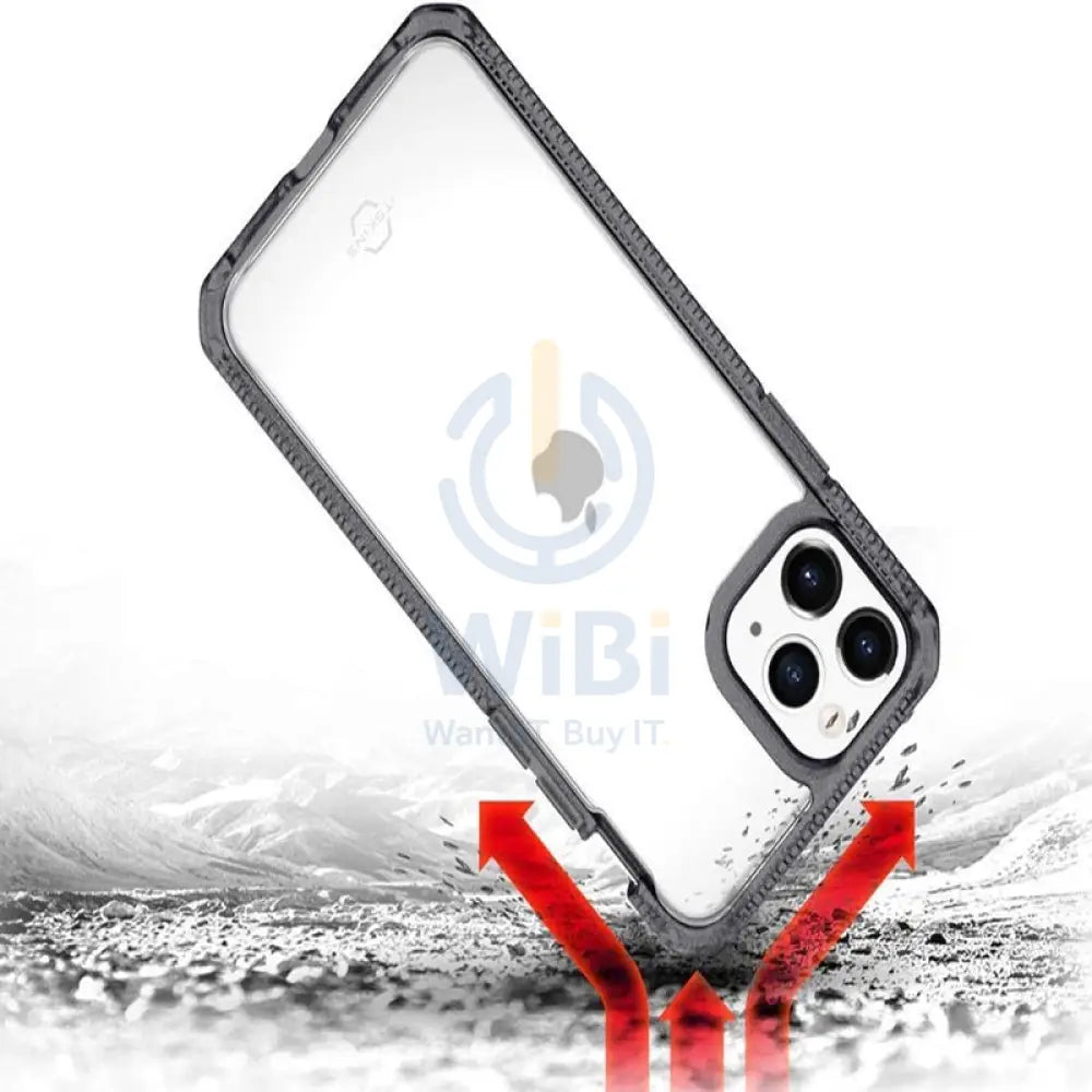 Itskins Hybrid Frost Case - Apple iPhone 11 Pro Max / Black Accessories > Mobiles & Tablets