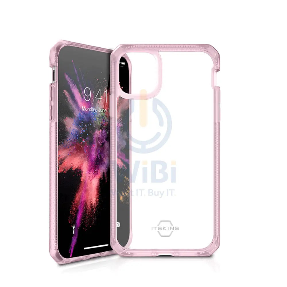 Itskins Hybrid Frost Case For iPhone 11 Pro Max - Light Pink Accessories > Mobiles & Tablets