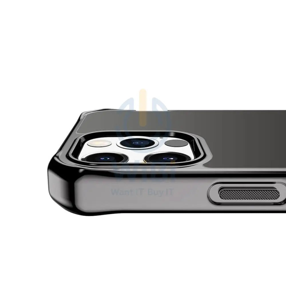 Itskins Hybrid Glass Case - Apple iPhone 12 & 12 Pro / Space Grey Accessories > Mobiles & Tablets