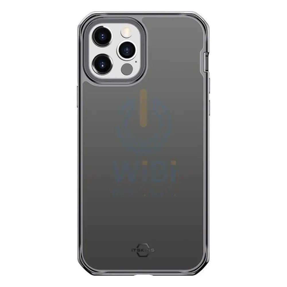 Itskins Hybrid Glass Case - Apple iPhone 12 & 12 Pro / Space Grey Accessories > Mobiles & Tablets