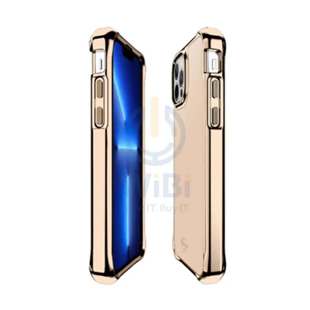 Itskins Hybrid Glass Case - Apple iPhone 13 Pro Max / Gold Accessories > Mobiles & Tablets