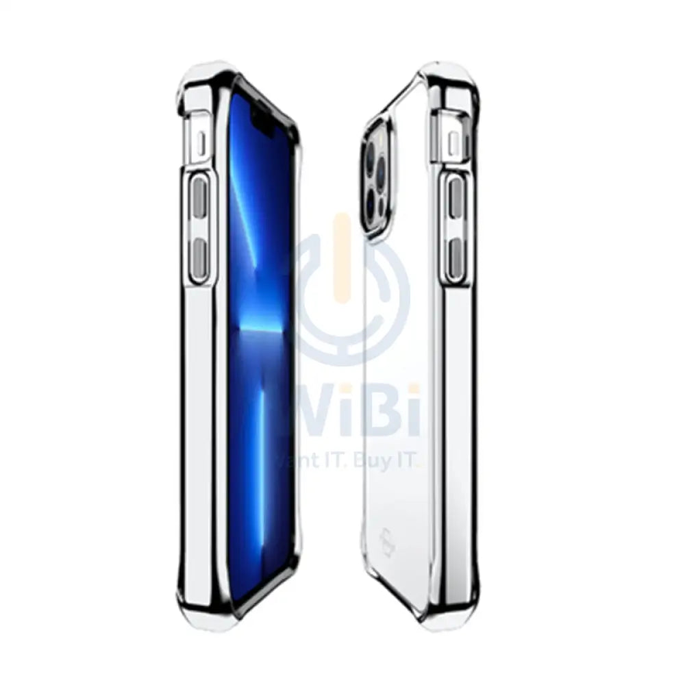 Itskins Hybrid Glass Case - Apple iPhone 13 Pro Max / Silver Accessories > Mobiles & Tablets