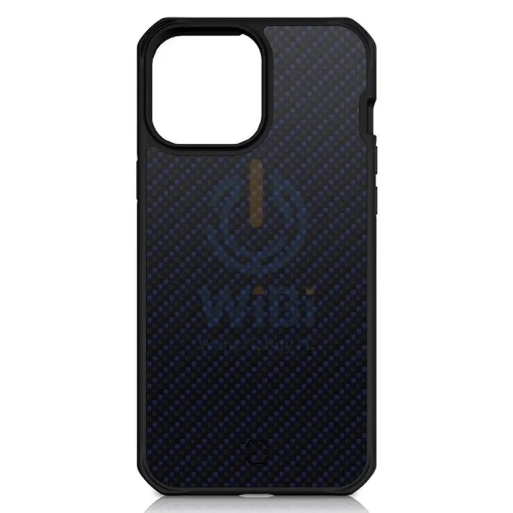 Itskins Hybrid Mag Carbon Series Cover - Apple iPhone 13 Pro / Carbon Blue Accessories > Mobiles & Tablets