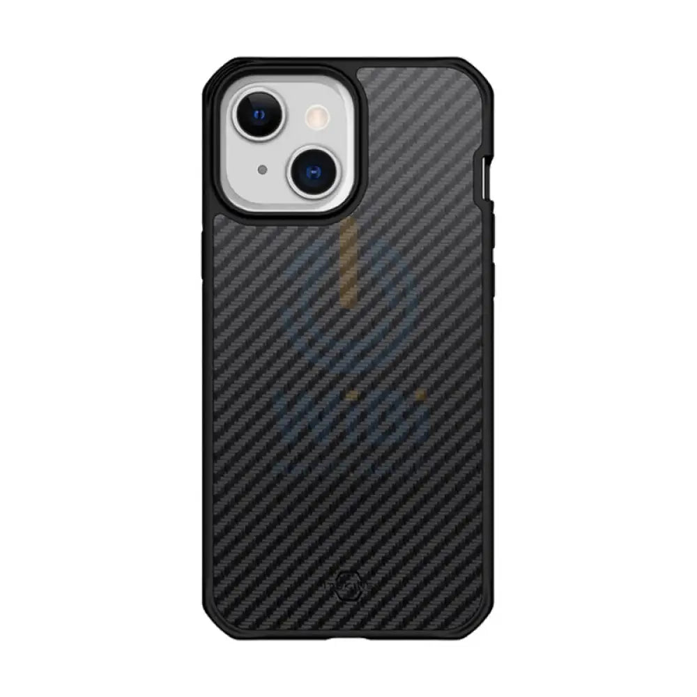 Itskins Hybrid Mag Carbon Series Cover For iPhone 13 Pro Max - Black1 Accessories > Mobiles & Tablets