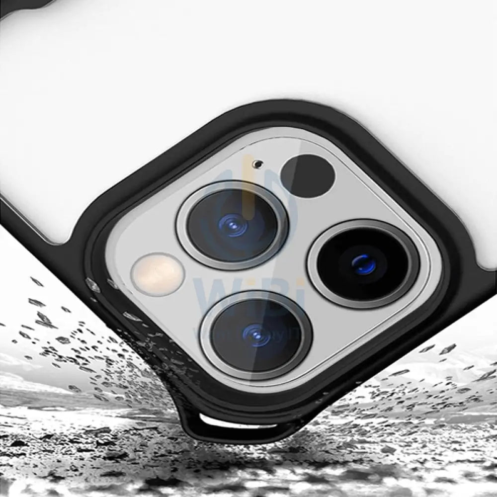 Itskins Hybrid Ombre Cover - Apple iPhone 13 Pro Max / Black And Transparent Accessories > Mobiles & Tablets