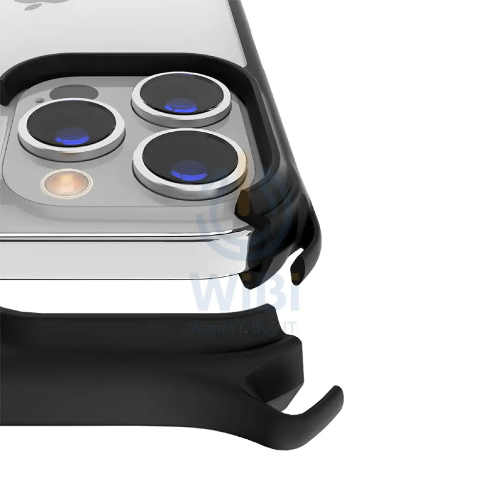 Itskins Hybrid Ombre Cover - Apple iPhone 13 Pro Max / Black And Transparent Accessories > Mobiles & Tablets
