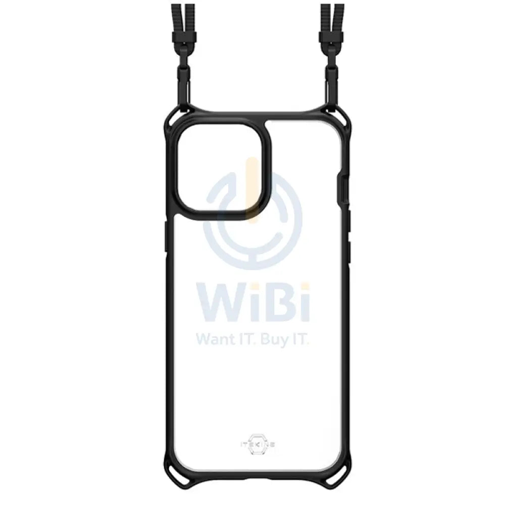 Itskins Hybrid Ombre Cover - Apple iPhone 13 Pro Max / Black And Transparent Accessories > Mobiles & Tablets