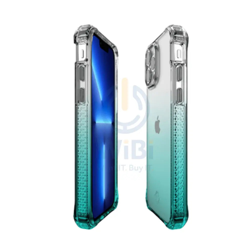 Itskins Hybrid Ombre Cover - Apple iPhone 13 Pro Max / Teal Accessories > Mobiles & Tablets
