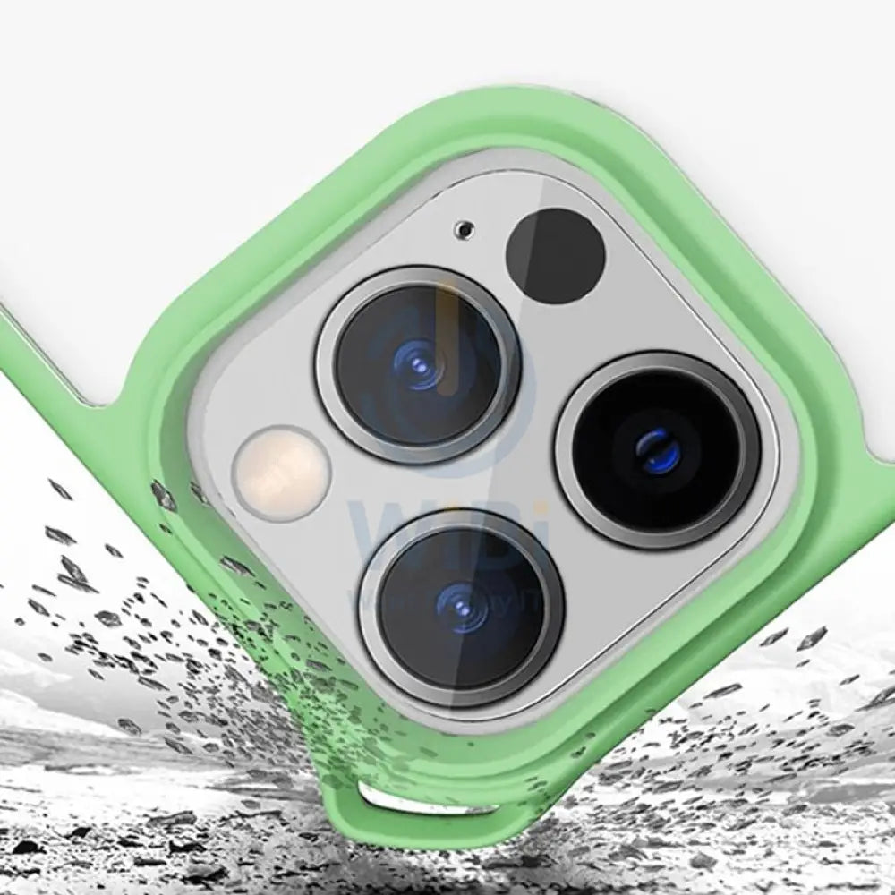 Itskins Hybrid Sling Case - Apple iPhone 13 Pro Max / Light Green And Transparent Accessories > Mobiles & Tablets