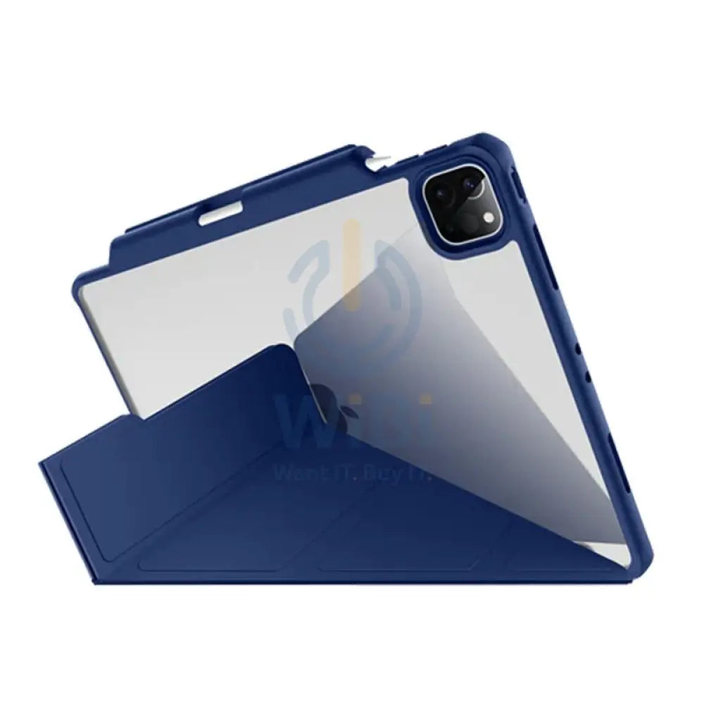 Itskins Hybrid Solid Folio Case - Apple iPad Pro 11-inch / Navy Blue Accessories > Mobiles & Tablets > Tablets > Covers