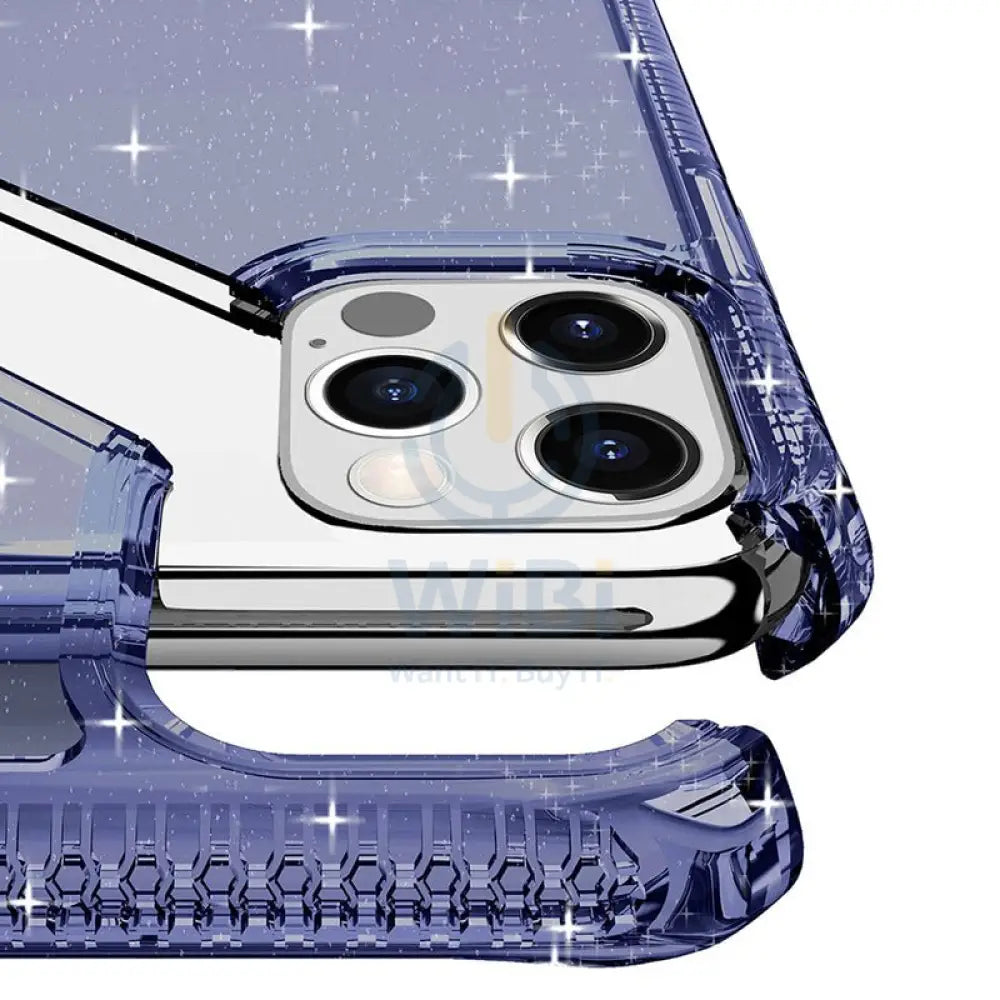 Itskins Hybrid Spark Case - Apple iPhone 12 & 12 Pro / Deep Blue Accessories > Mobiles & Tablets