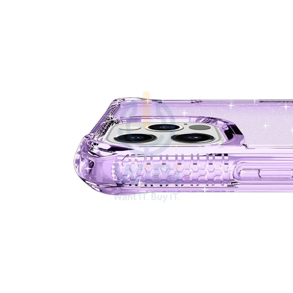Itskins Hybrid Spark Case - Apple iPhone 12 & 12 Pro / Light Purple Accessories > Mobiles & Tablets