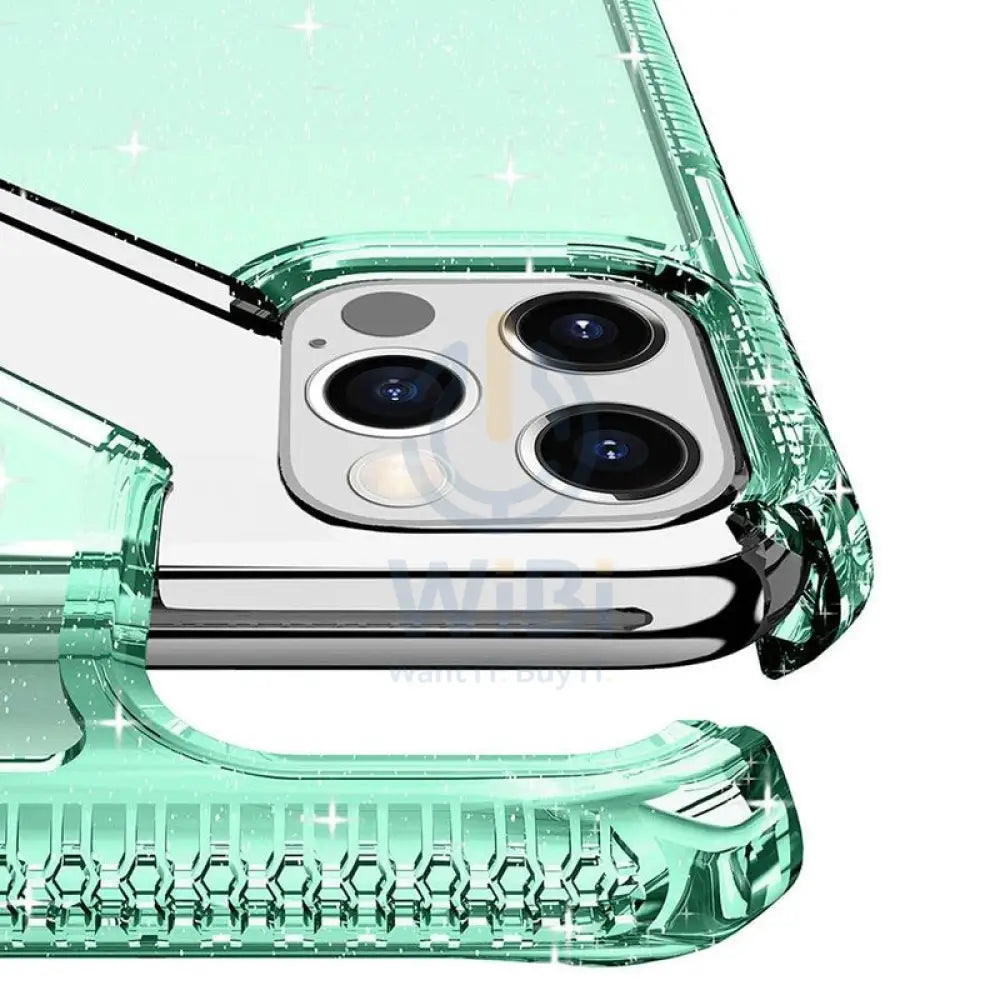 Itskins Hybrid Spark Case - Apple iPhone 12 & 12 Pro / Tiffany Green Accessories > Mobiles & Tablets