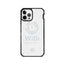 Itskins Hybrid Tek Case - Apple iPhone 12 & 12 Pro / Black And Transparent Accessories > Mobiles & Tablets