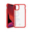 Itskins Hybrid Tek Case - Apple iPhone 12 & 12 Pro / Red And Transparent Accessories > Mobiles & Tablets