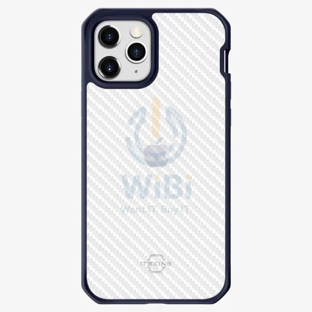 Itskins Hybrid Tek Case - Apple iPhone 14 Pro / Deep Blue And Transparent Accessories > Mobiles & Tablets