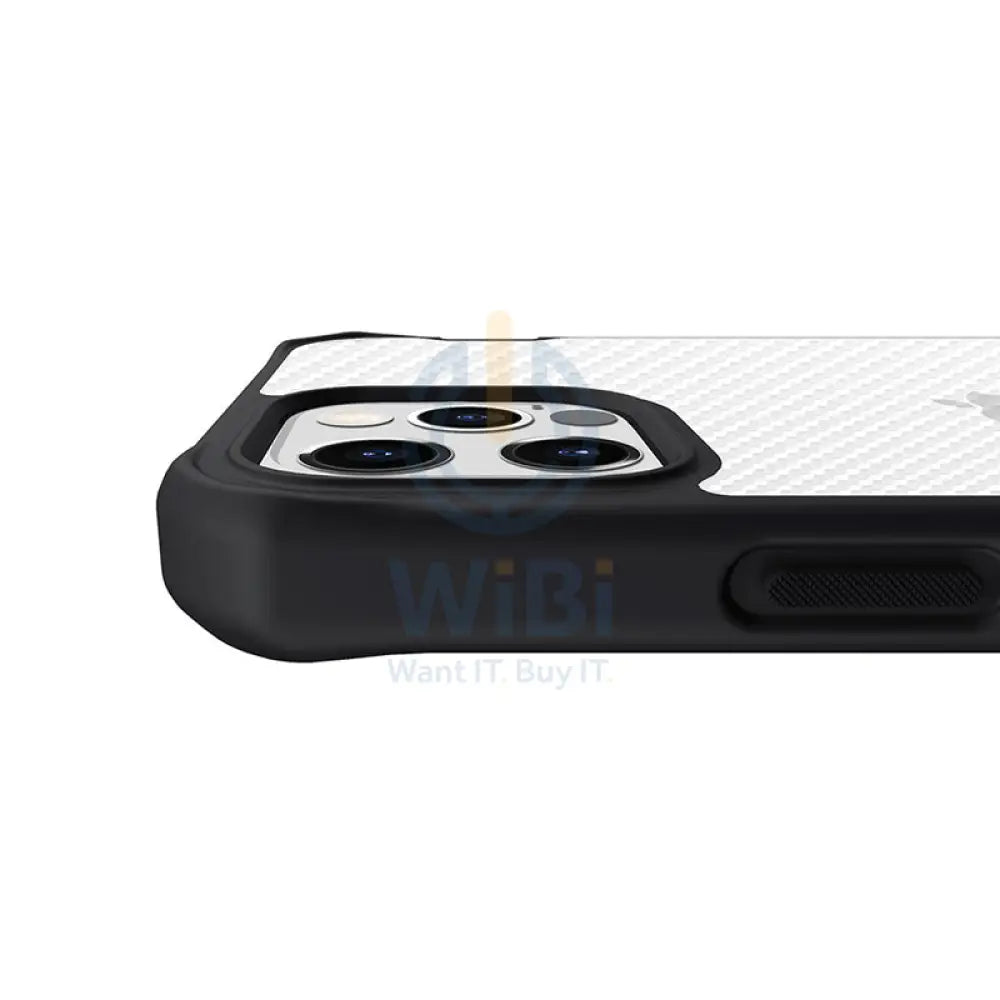 Itskins Hybrid Tek Case - Apple iPhone 14 Pro Max / Black And Transparent Accessories > Mobiles & Tablets