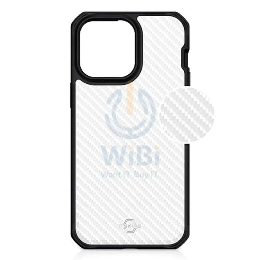 Itskins Hybrid Tek Case - Apple iPhone 14 Pro Max / Black And Transparent Accessories > Mobiles & Tablets