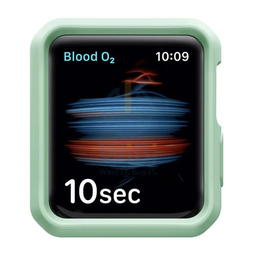 Itskins Spectrum Bumper Case - 44mm / Apple Watch SE / 6 / 5 / 4 / Light Green & Black - Pack of 2 Accessories > Smart