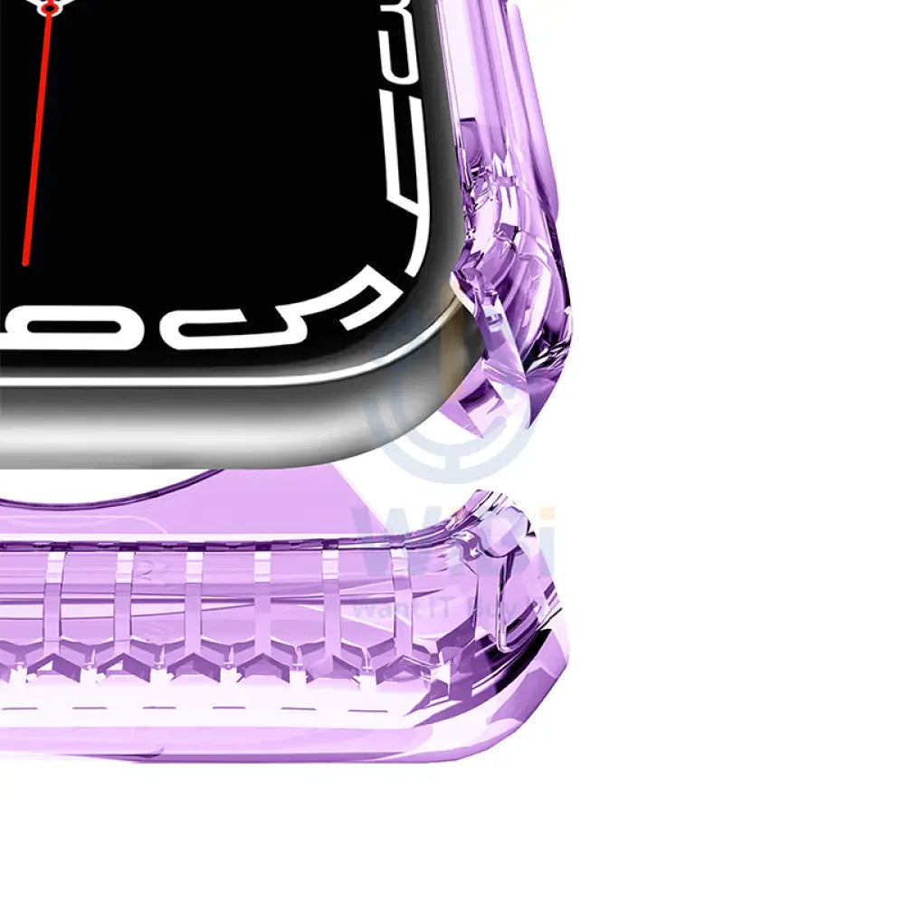Itskins Spectrum Clear Case For Apple Watch 7 / Se / 6 / 5 / 4 - 45mm - Light Purple Accessories > Smart Watches >