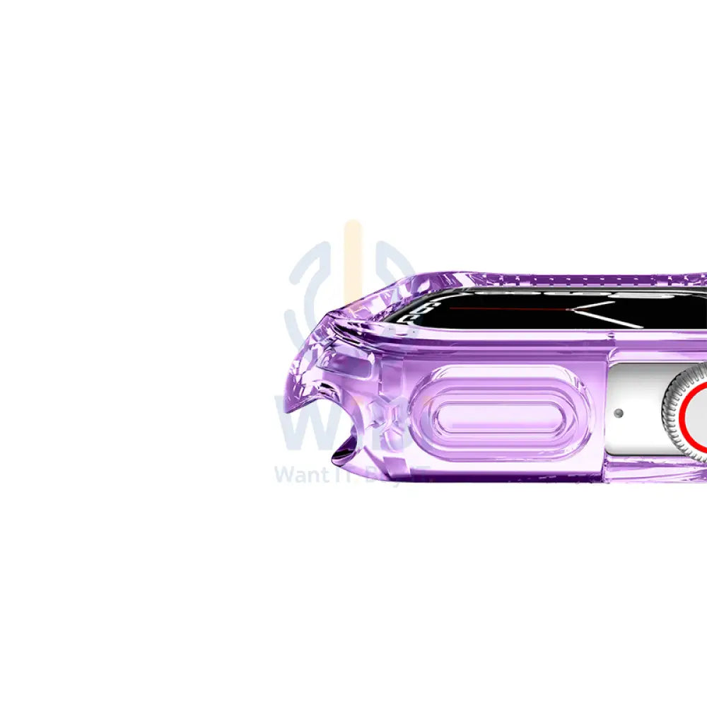 Itskins Spectrum Clear Case For Apple Watch 7 / Se / 6 / 5 / 4 - 45mm - Light Purple Accessories > Smart Watches >