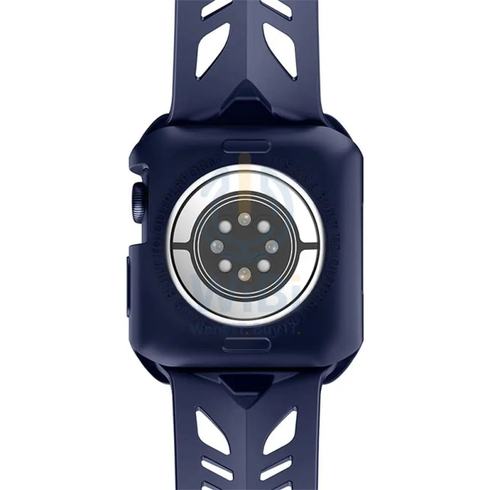 Itskins Spectrum Combo Watch Belt And Bumper Case Set - Apple Watch Se / 4 / 5 / 6 / 40mm / 2M Antishock / Blue
