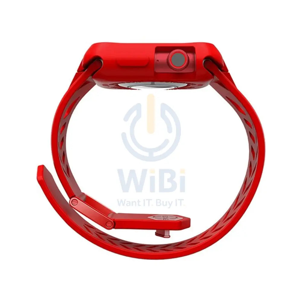 Itskins Spectrum Combo Watch Belt And Bumper Case Set - Apple Watch Se / 4 / 5 / 6 / 44mm / 2M Antishock / Red