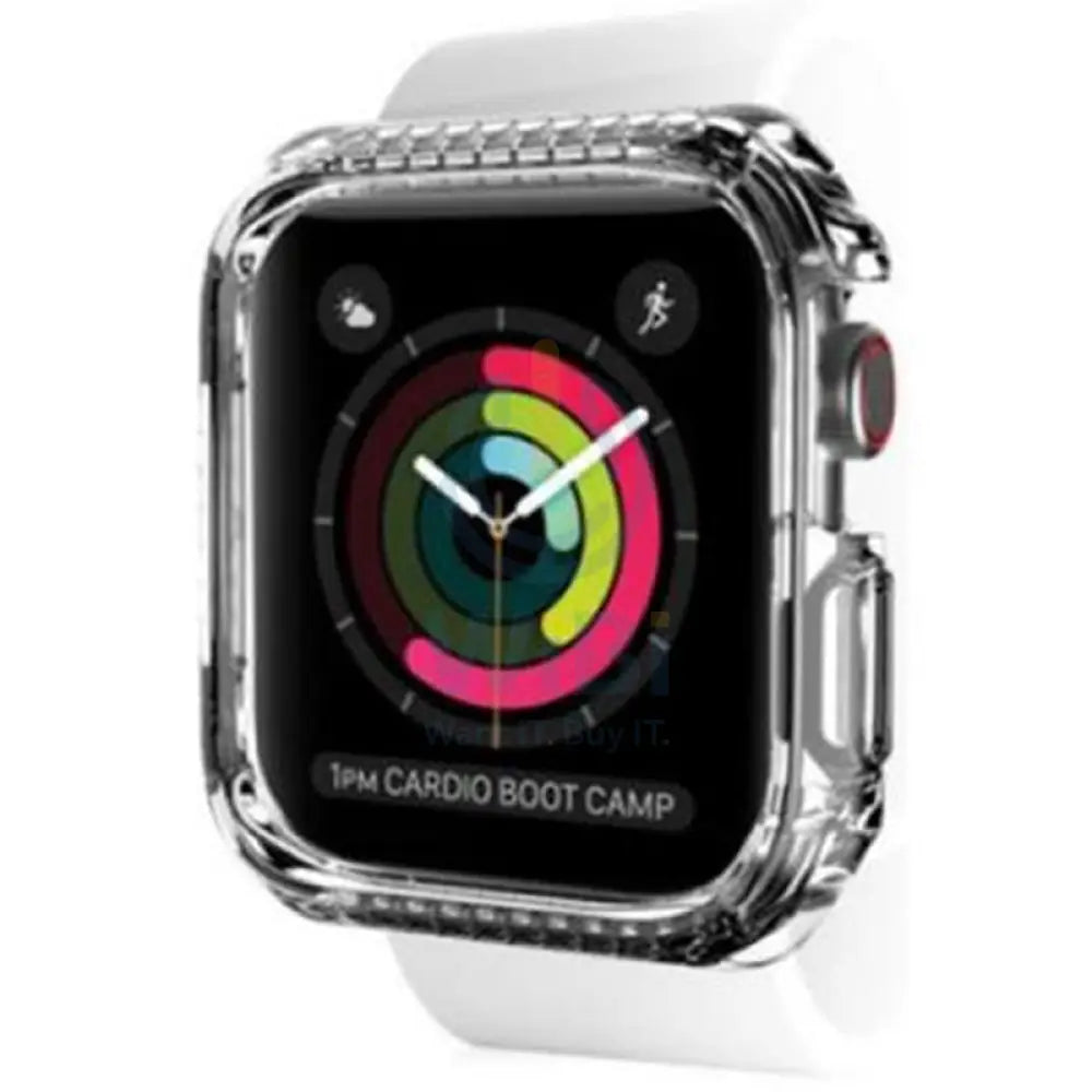 Itskins Spectrum Metal Case - 40mm / Apple Watch Series 6 / 5 / 4 / Se / Black + Clear - Pack of 2 Accessories > Smart