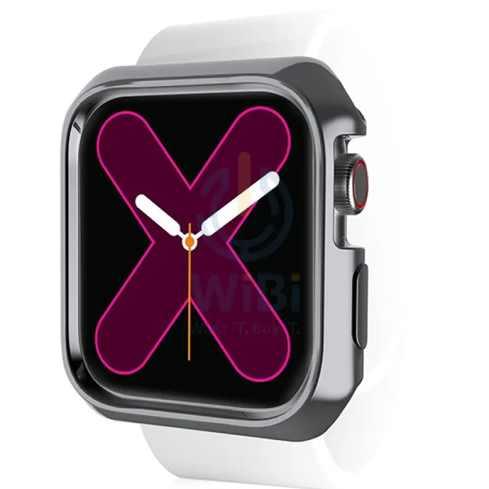 Itskins Spectrum Metal Case - 44mm / Apple Watch Series 6 / 5 / 4 / Se / Space Gray + Clear - Pack of 2 Accessories >