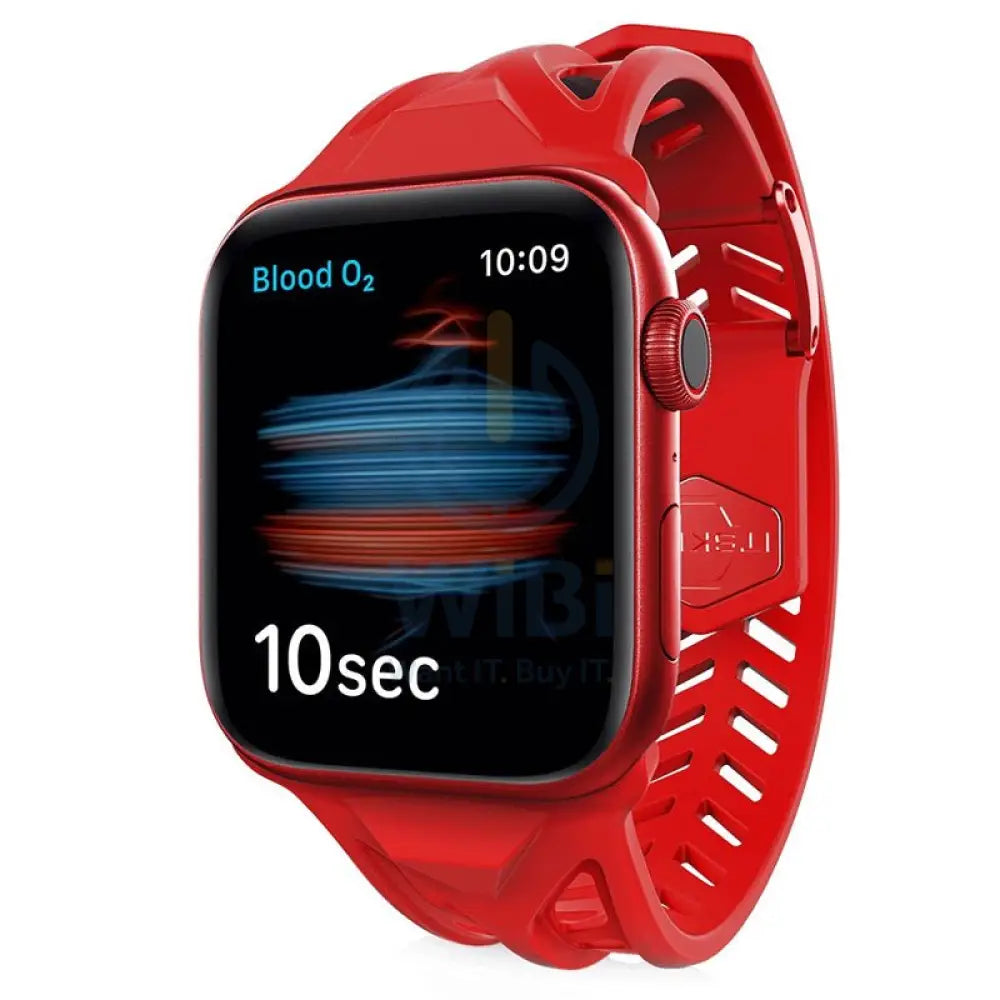Itskins Spectrum Strap Watch Belt - 44mm / Apple Watch Se / 6 / 5 / 4 / Red Accessories > Smart Watches > Straps