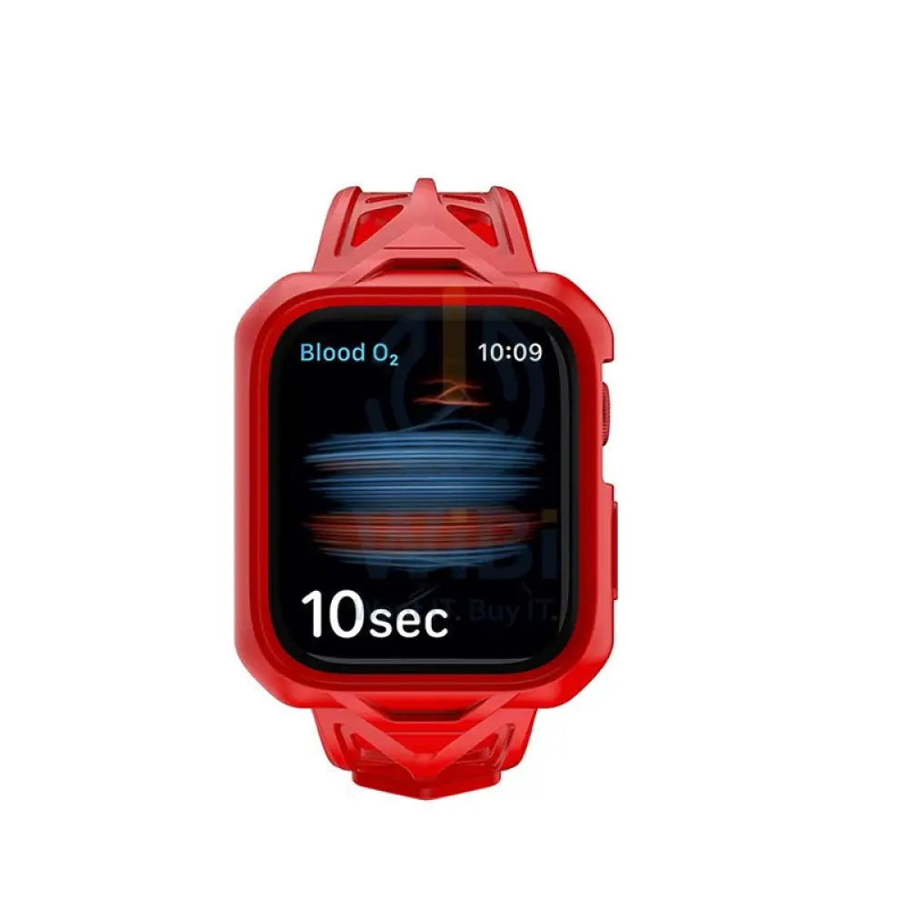 Itskins Spectrum Strap Watch Belt - 44mm / Apple Watch Se / 6 / 5 / 4 / Red Accessories > Smart Watches > Straps