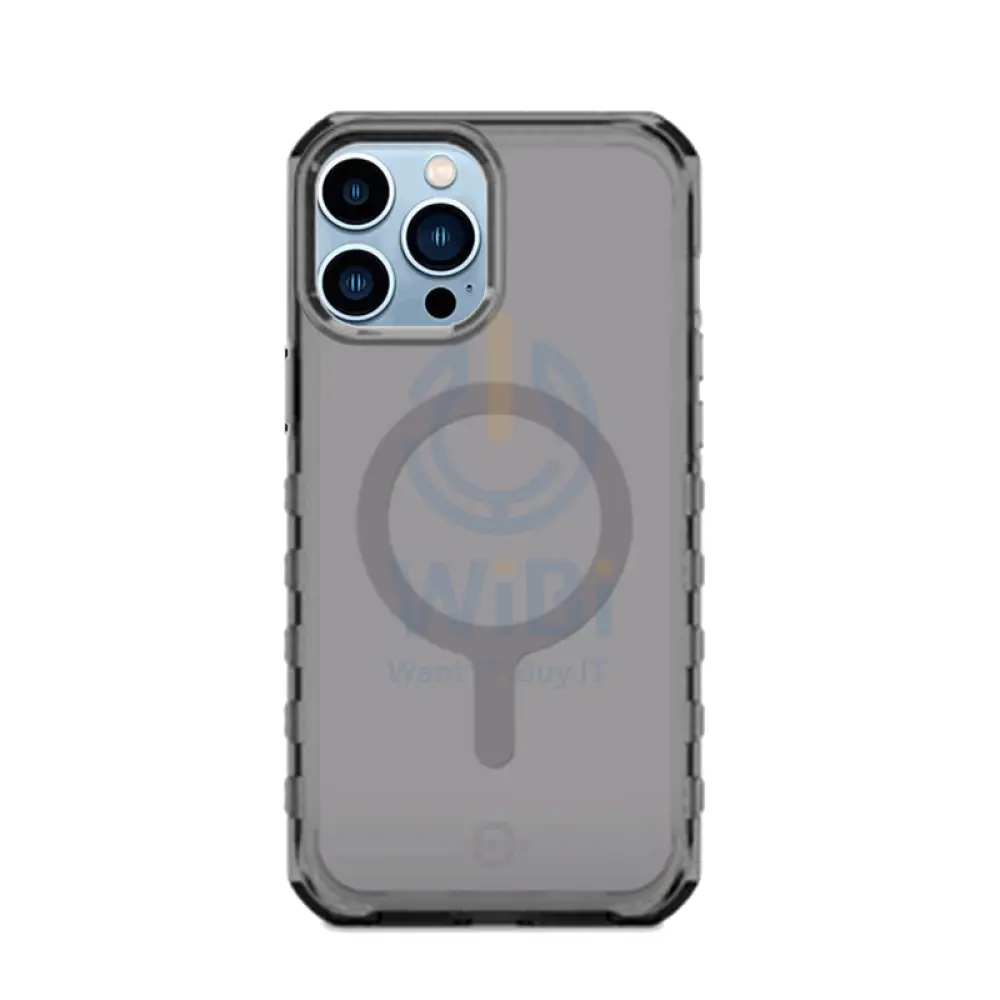 Itskins Supreme Magclear Cover - Apple iPhone 13 Pro Max / Graphite And Graphite Print Accessories > Mobiles & Tablets
