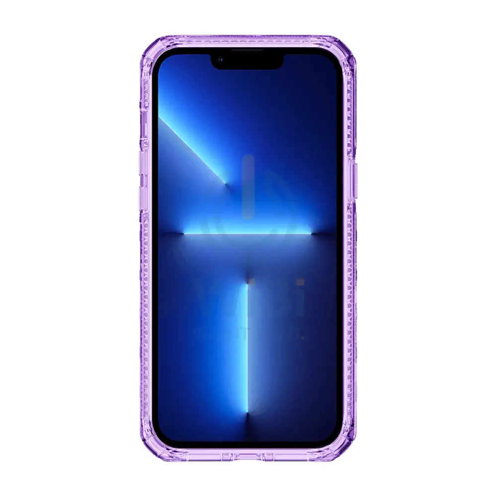 Itskins Supreme Magclear Cover - Apple iPhone 13 Pro Max / Light Purple And Light Purple Print Accessories > Mobiles &