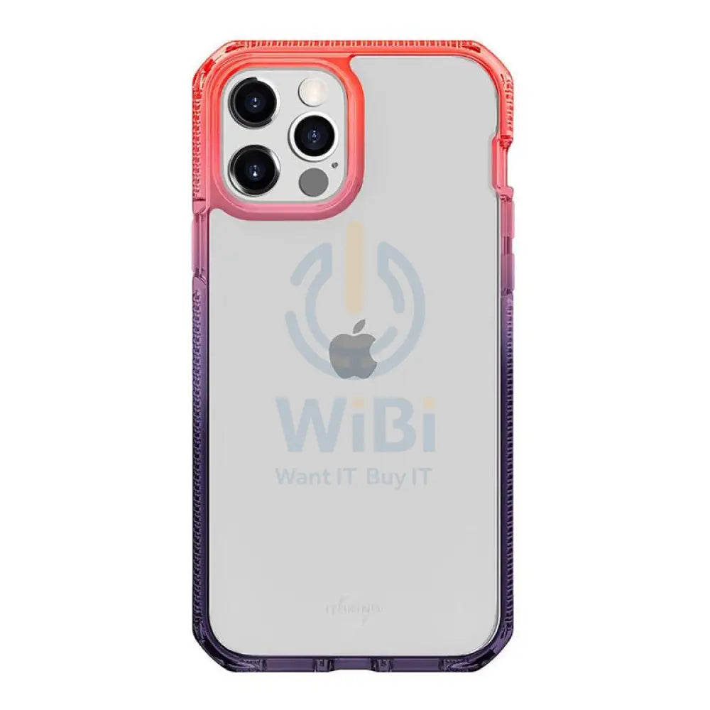Itskins Supreme Prism Case - Apple iPhone 13 Pro / Coral And Black Accessories > Mobiles & Tablets