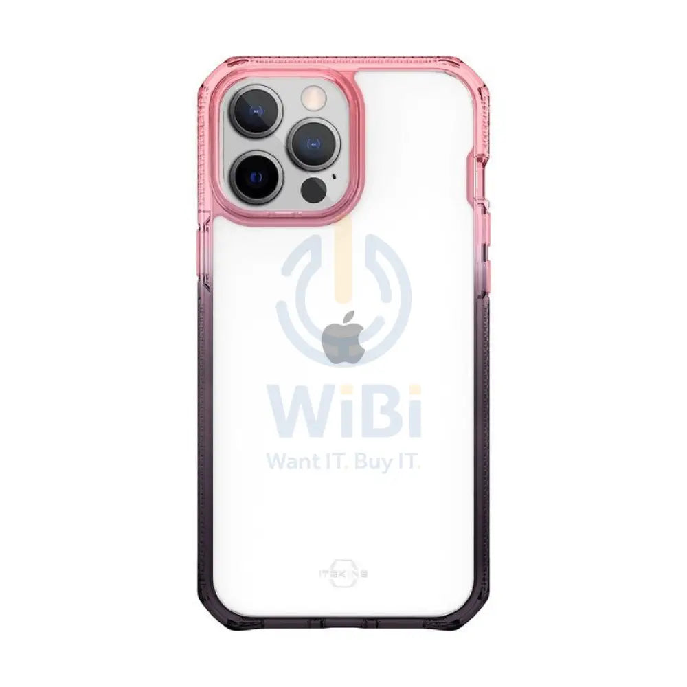 Itskins Supreme Prism Case - Apple iPhone 13 Pro / Light Pink And Grey Accessories > Mobiles & Tablets