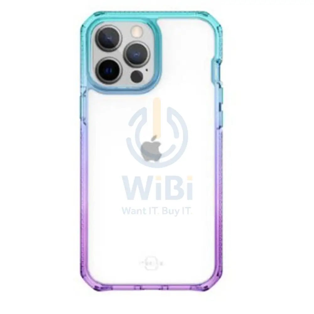Itskins Supreme Prism Case - Apple iPhone 13 Pro Max / Light Blue And Light Purple Accessories > Mobiles & Tablets >