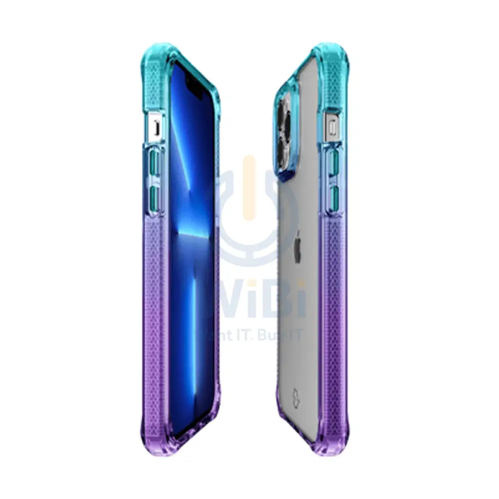 Itskins Supreme Prism Case - Apple iPhone 13 Pro Max / Light Blue And Light Purple Accessories > Mobiles & Tablets >