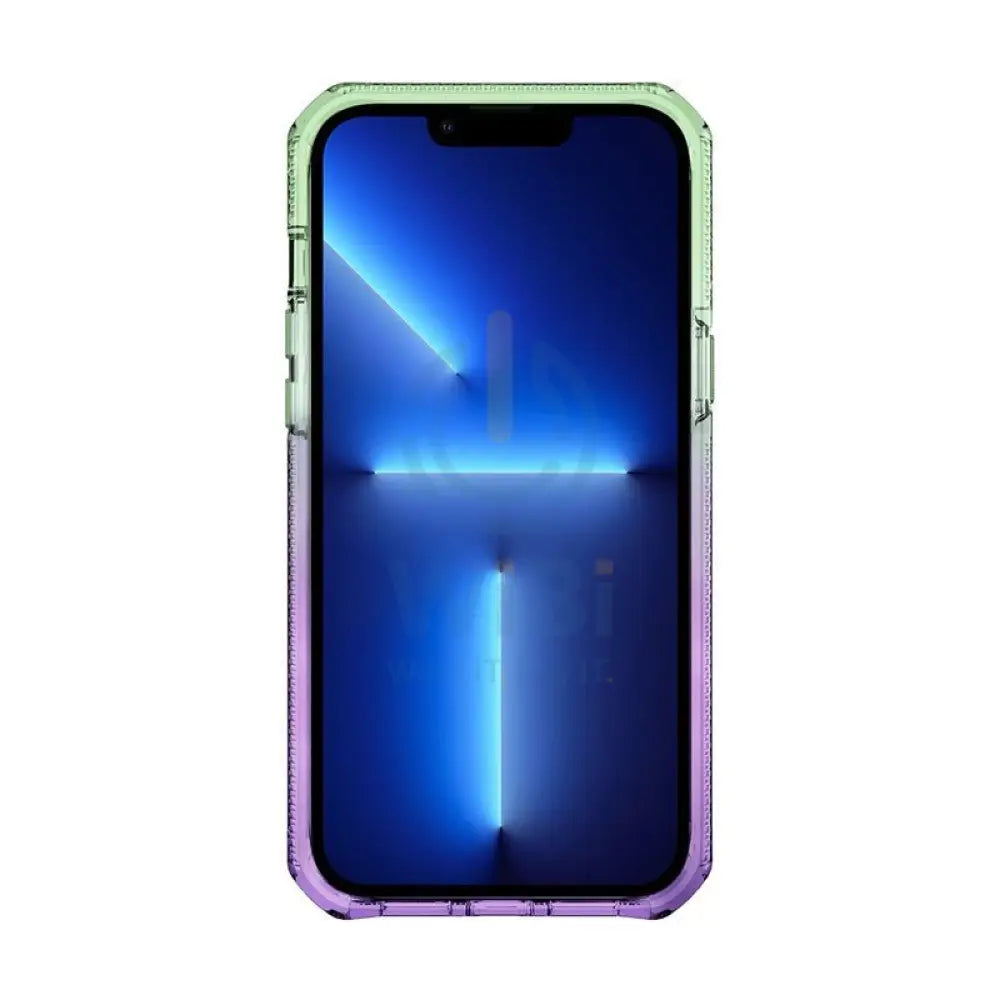 Itskins Supreme Prism Case - Apple iPhone 13 Pro Max / Light Green And Light Purple Accessories > Mobiles & Tablets