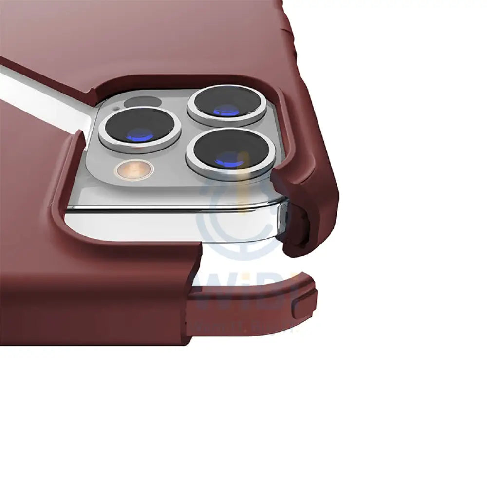 Itskins Supreme Solid For iPhone 13 Pro Max -Burgandy Red Accessories > Mobiles & Tablets