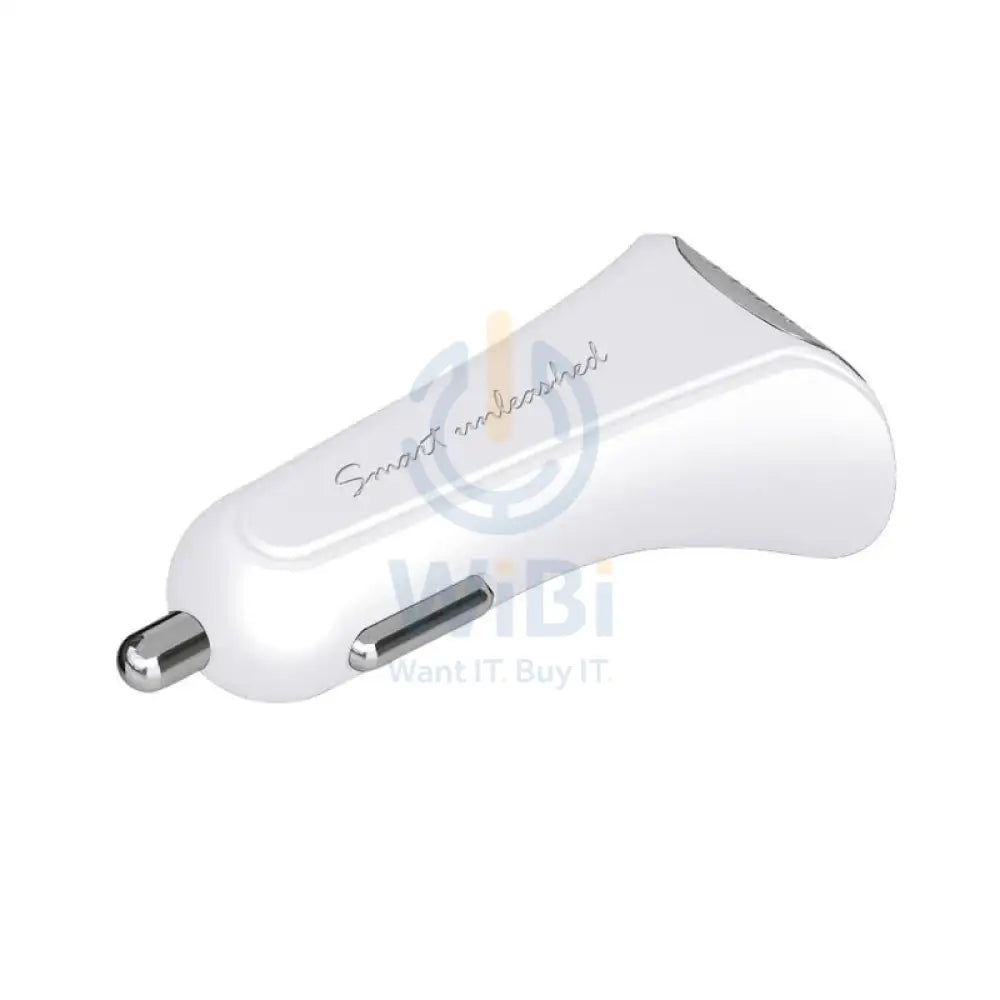 iWalk Dolphin Car Charger With Lightning Cable - USB-3.4A / White Accessories > Mobiles & Tablets > Mobiles > Car