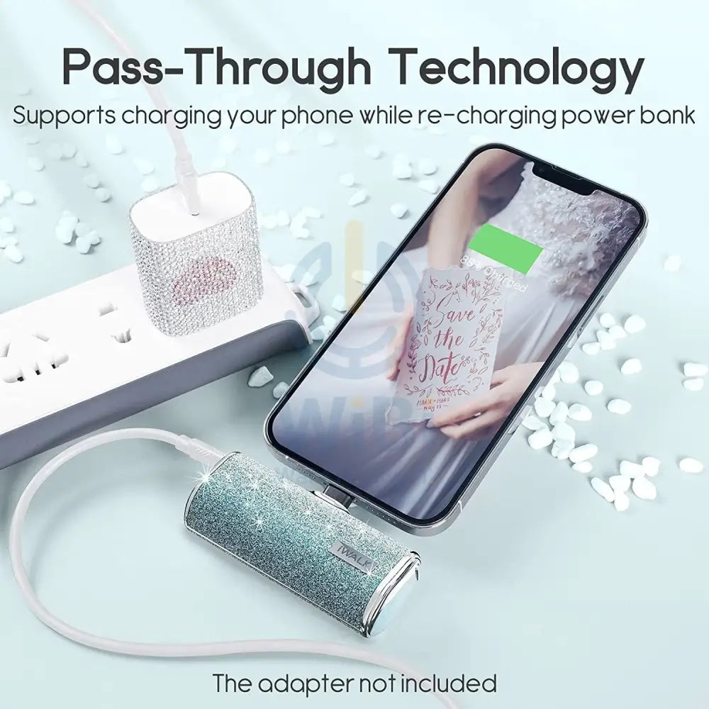 iWALK Link Me Plus Pocket Battery 4500 mAh for iPhone - Blue Diamond Accessories > Power Bank