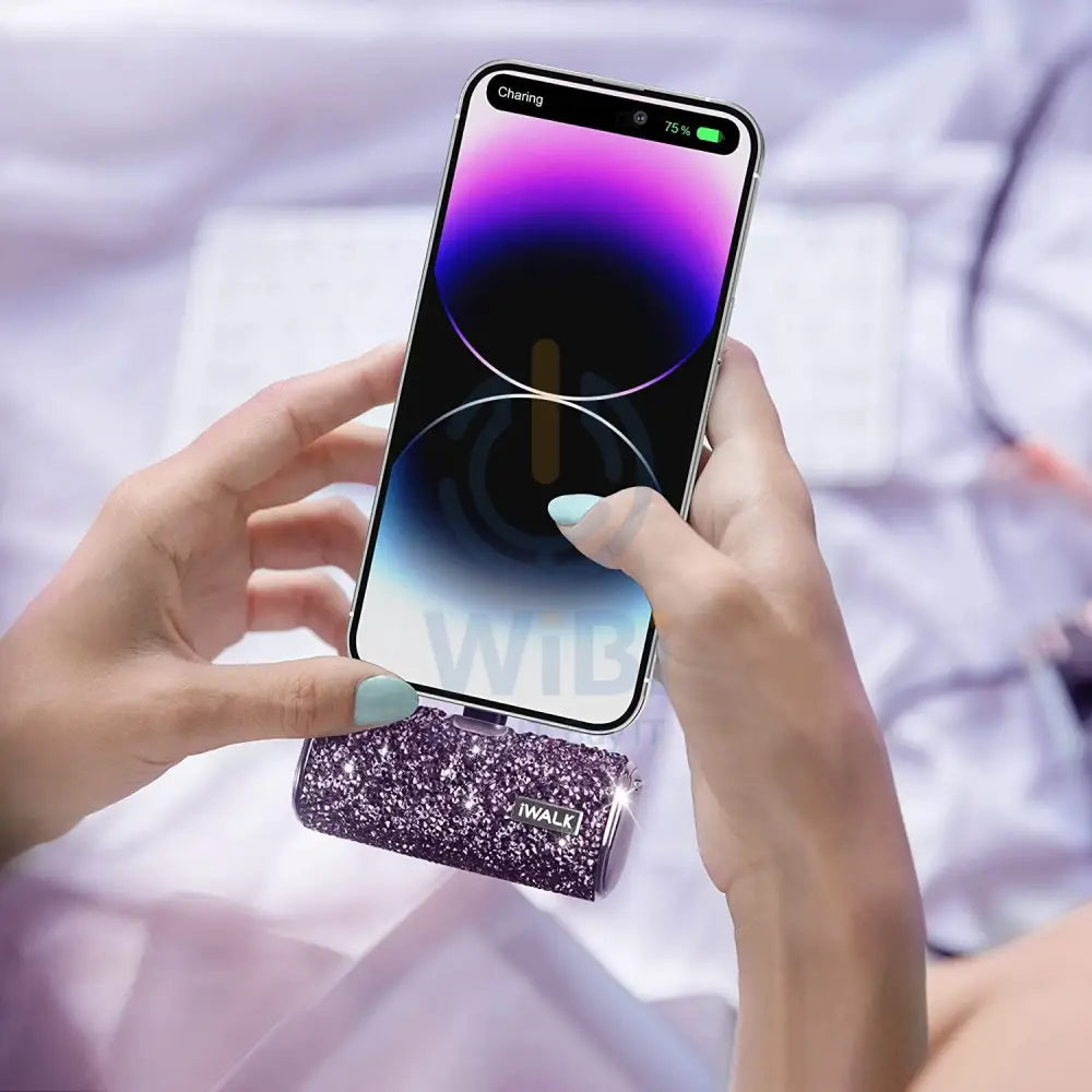 iWALK Link Me Plus Pocket Battery 4500 mAh for iPhone - Purple Diamond Accessories > Power Bank