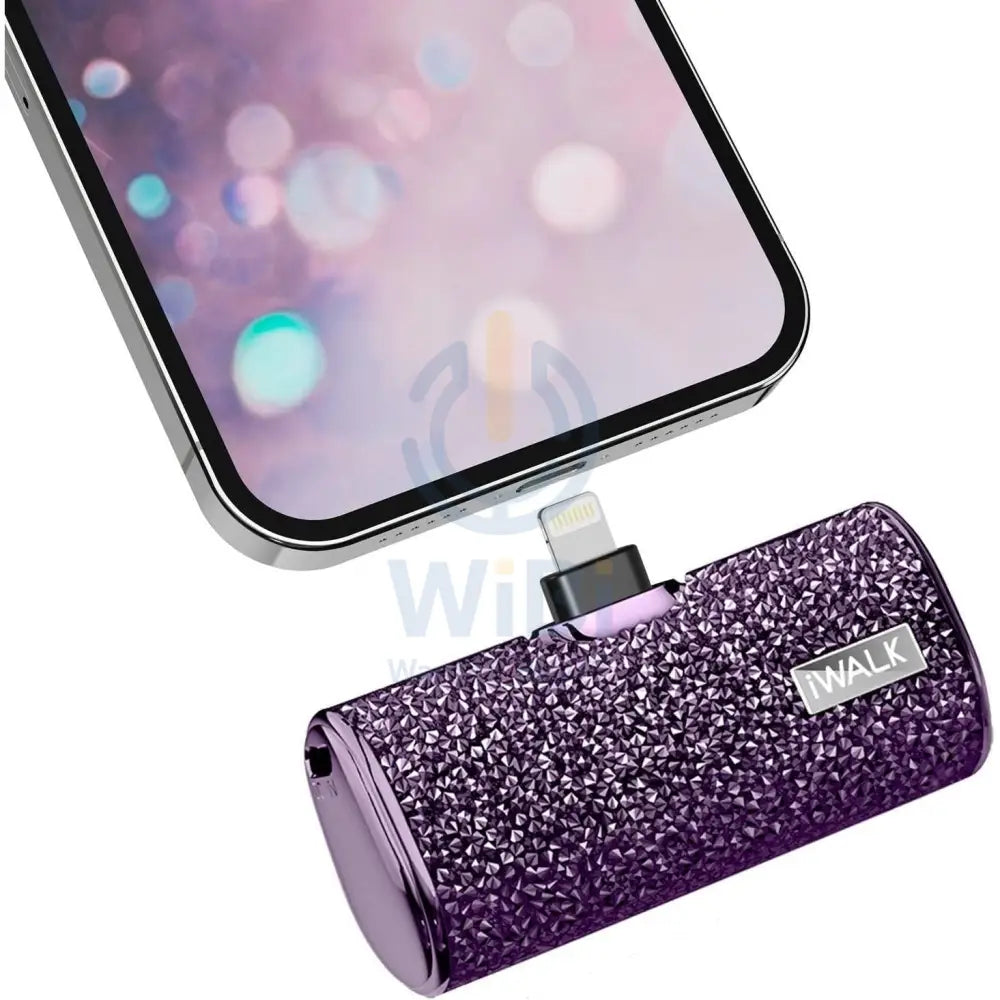 iWALK Link Me Plus Pocket Battery 4500 mAh for iPhone - Purple Diamond Accessories > Power Bank