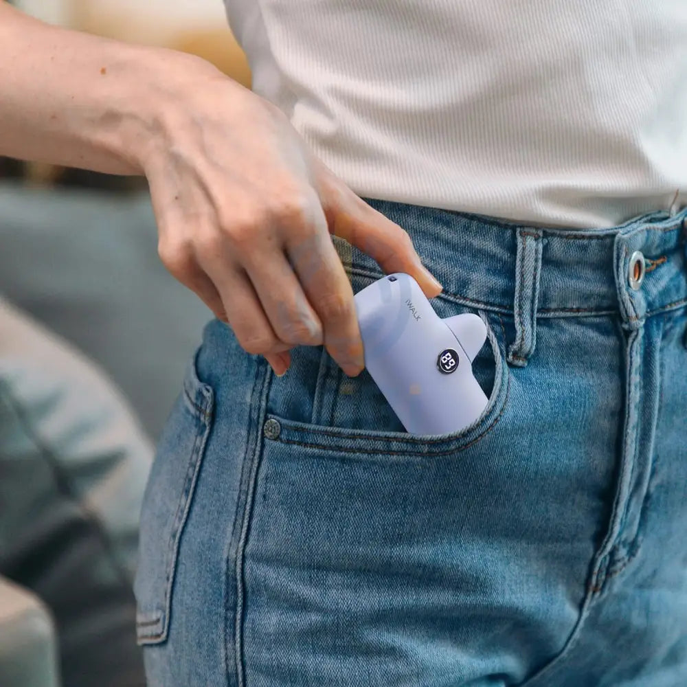 iWALK Linkme Pro Fast Charge Pocket Power Bank With Battery Display - Type-C / 4800mAh / Purple Accessories > Power Bank