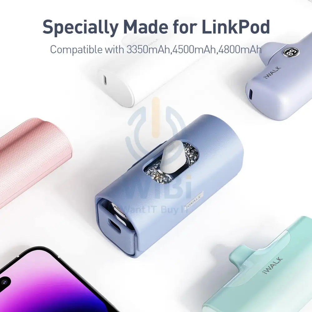 iWalk Linkpod Bags - Purple Accessories > Power Bank