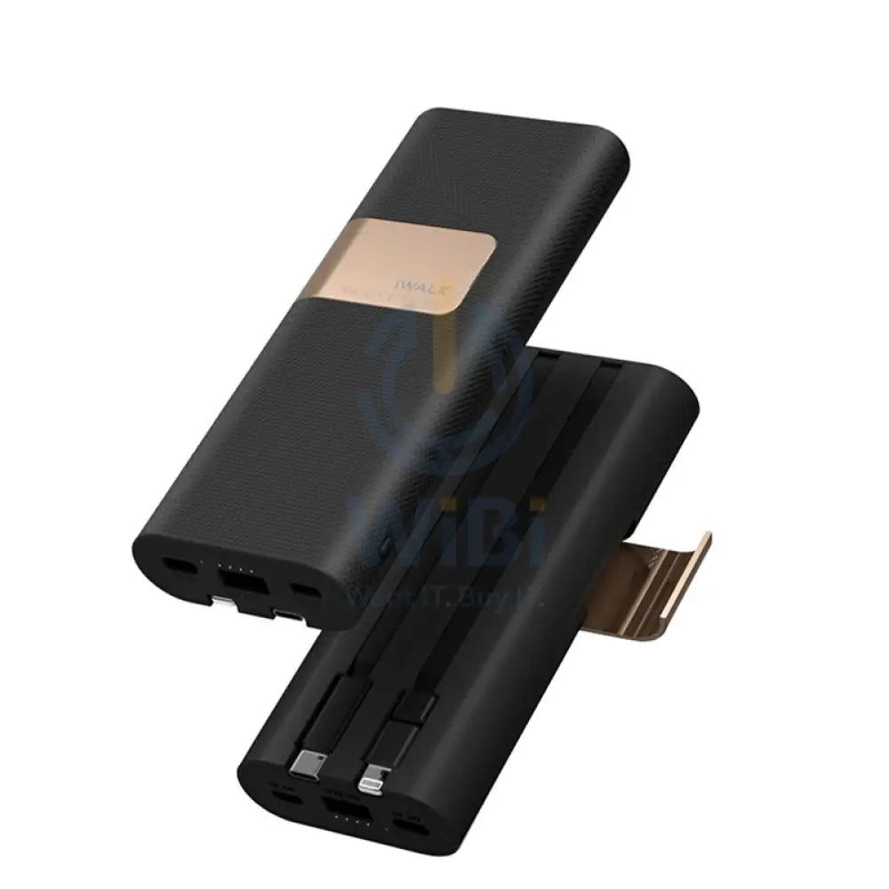 iWALK Secretary Plus 20000Mah,2X Faster Charging Compact Battery With Stand - Black Accessories > Power Bank