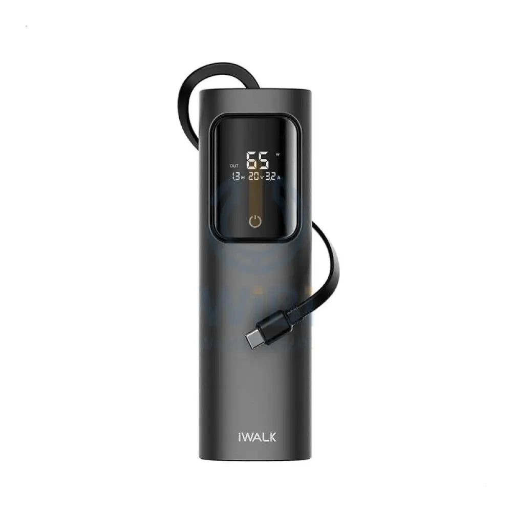iWalk Tanker PowerBank With Build-In Cables - 20000mAh / 65W / Black Accessories > Power Bank