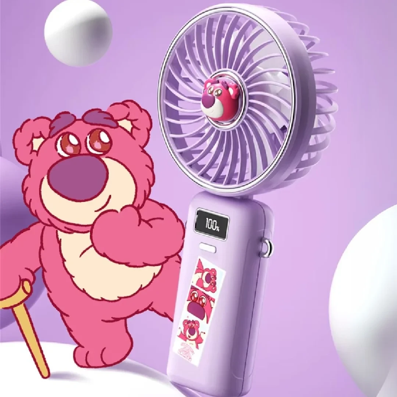 Disney QS-F03 Portable Handheld Fan - Purple