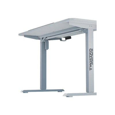 Twisted Minds Paradox Adjustable Gaming Desk - White